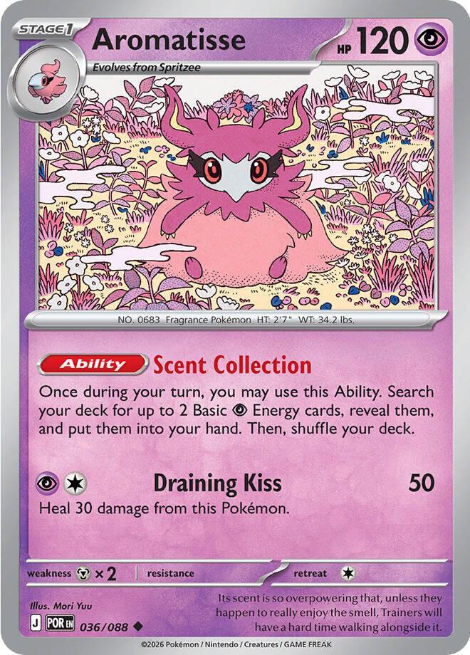 Perfect Order Aromatisse Pokémon card